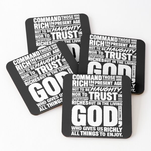 Item preview, 1 Timothy 6:17 designed and sold by plushism.