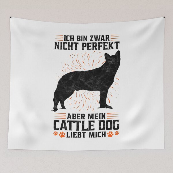 Item preview, My Australian Cattle Dog loves me sheepdog saying designed and sold by madgrfx.