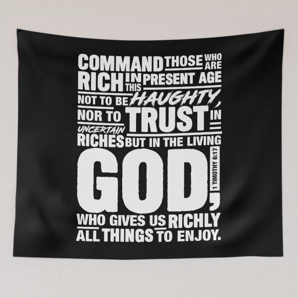 Item preview, 1 Timothy 6:17 designed and sold by plushism.
