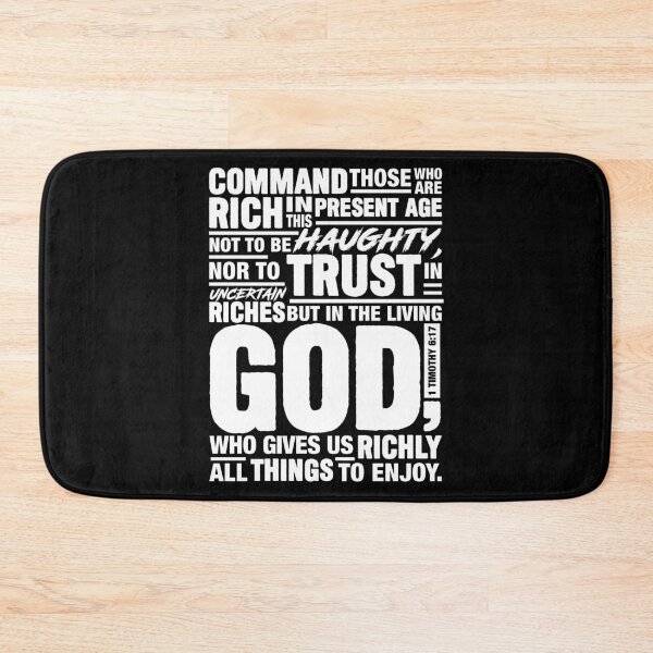 Item preview, 1 Timothy 6:17 designed and sold by plushism.