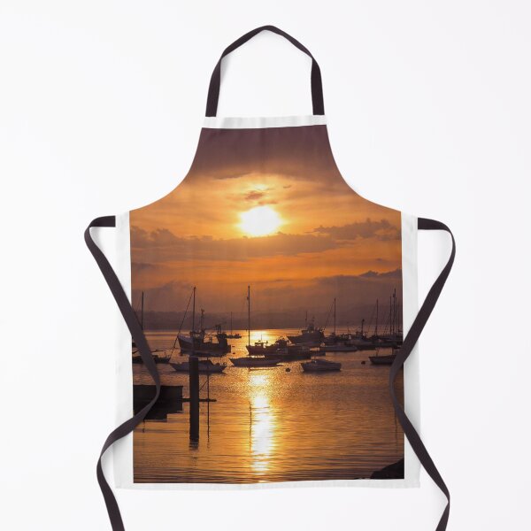 Item preview, Sunset over Brixham outer harbor designed and sold by Ann Biddlecombe.
