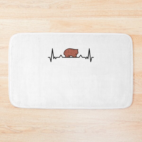 Item preview, Wombat heartbeat marsupial Australia gift designed and sold by madgrfx.
