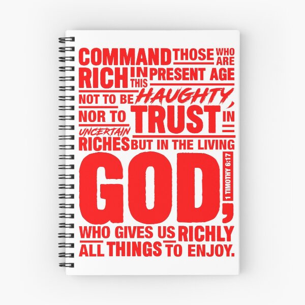 Item preview, 1 Timothy 6:17 designed and sold by plushism.
