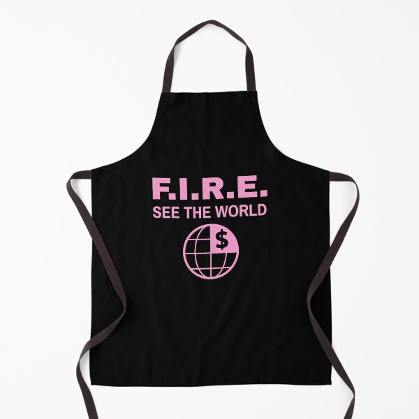 Item preview, Fire Movement See The World- pink text on black designed and sold by katiekendall.