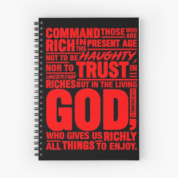 Item preview, 1 Timothy 6:17 designed and sold by plushism.