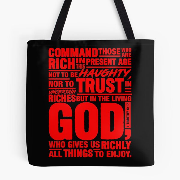 Item preview, 1 Timothy 6:17 designed and sold by plushism.