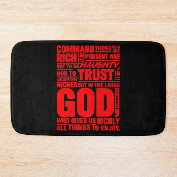 Item preview, 1 Timothy 6:17 designed and sold by plushism.
