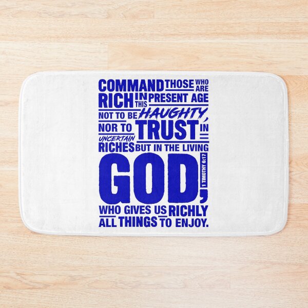 Item preview, 1 Timothy 6:17 designed and sold by plushism.