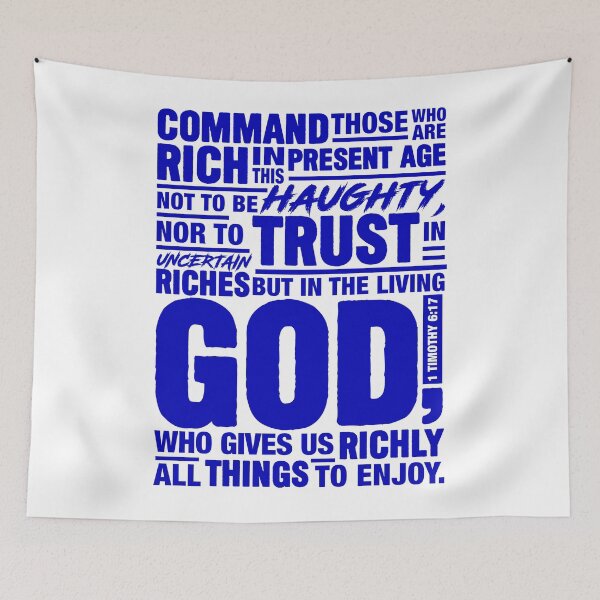Item preview, 1 Timothy 6:17 designed and sold by plushism.