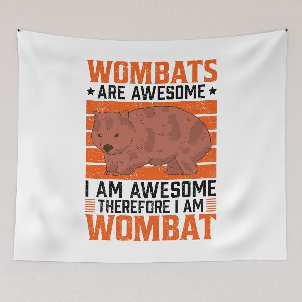 Item preview, Wombat is fantastic marsupial Australia saying designed and sold by madgrfx.
