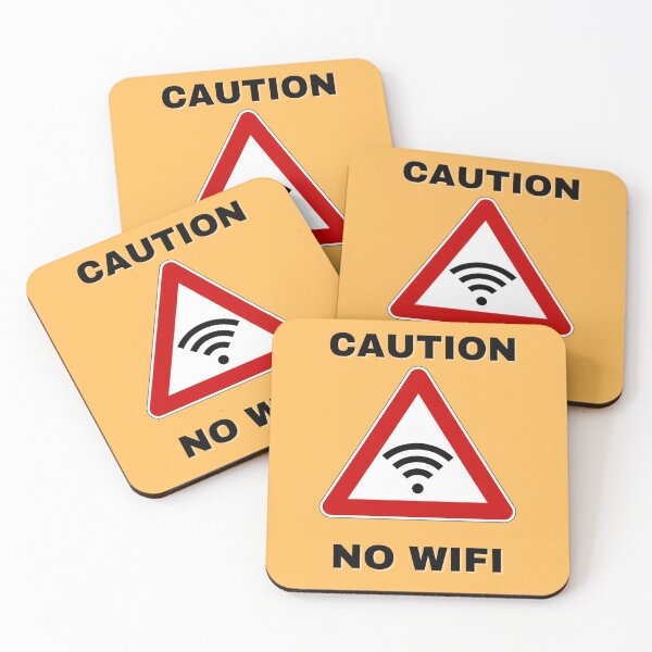 Item preview, NO WIFi SIGNBOARD designed and sold by geishafashion.