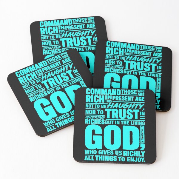 Item preview, 1 Timothy 6:17 designed and sold by plushism.