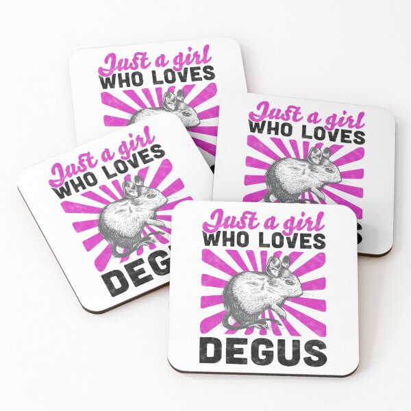 Item preview, Girl who loves degu rodent owner saying designed and sold by madgrfx.