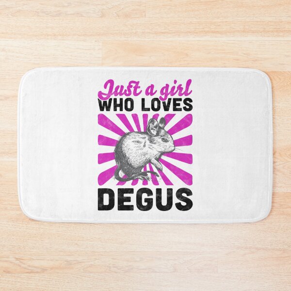 Item preview, Girl who loves degu rodent owner saying designed and sold by madgrfx.