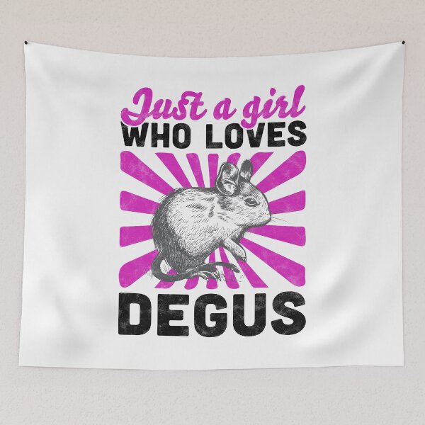 Item preview, Girl who loves degu rodent owner saying designed and sold by madgrfx.