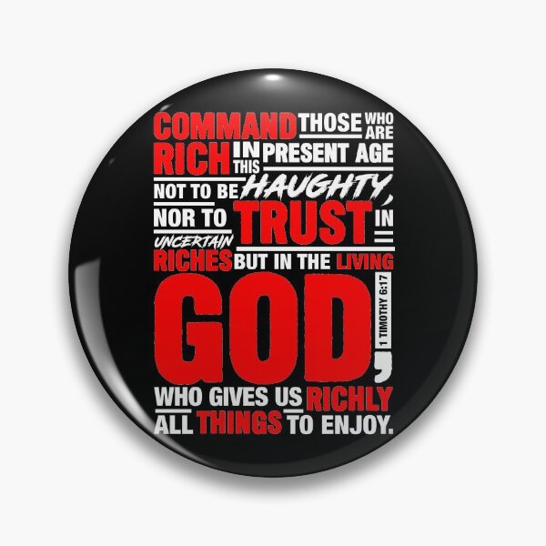 Item preview, 1 Timothy 6:17 designed and sold by plushism.