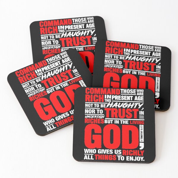 Item preview, 1 Timothy 6:17 designed and sold by plushism.