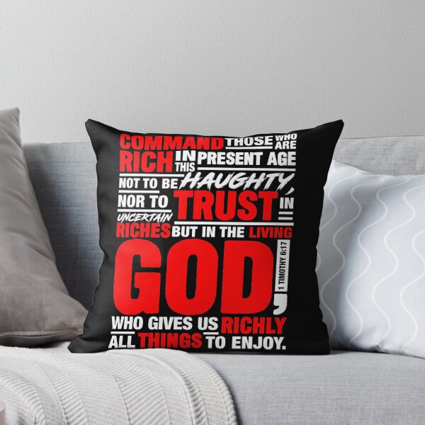 Item preview, 1 Timothy 6:17 designed and sold by plushism.