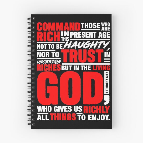Item preview, 1 Timothy 6:17 designed and sold by plushism.