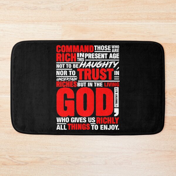 Item preview, 1 Timothy 6:17 designed and sold by plushism.