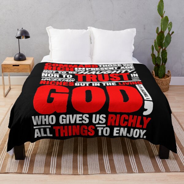 Item preview, 1 Timothy 6:17 designed and sold by plushism.