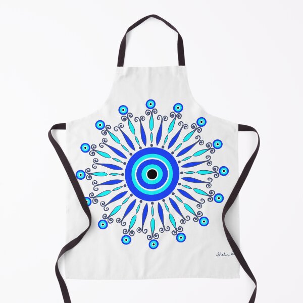 Aperçu de l'œuvre Mandala Evil Eye - Bleu Bohème créée et vendue par Shalini Bisht.