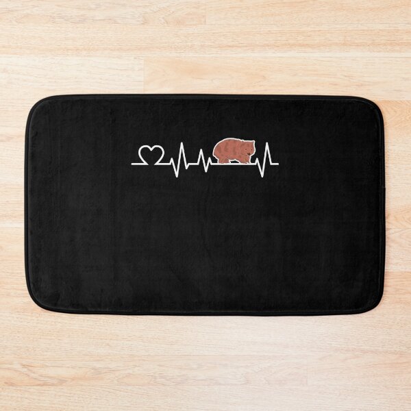 Item preview, Wombat heartbeat marsupial Australia gift designed and sold by madgrfx.