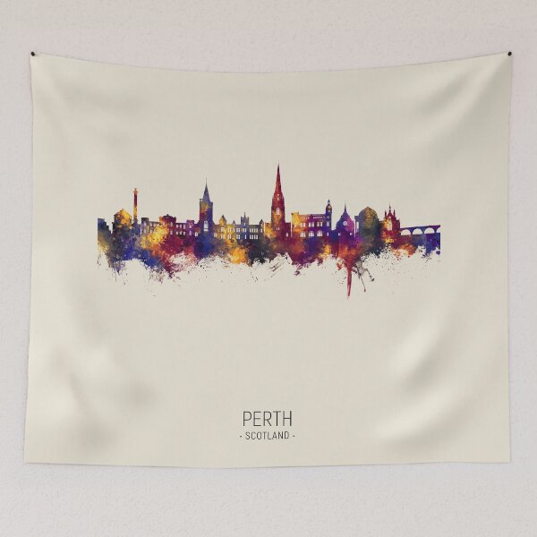 Item preview, Perth Scotland Skyline designed and sold by ArtPrints.