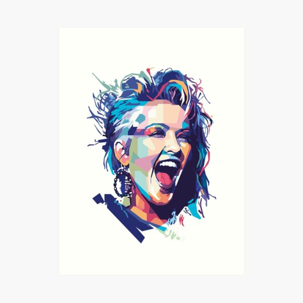 Cyndi Lauper Art Prints Redbubble