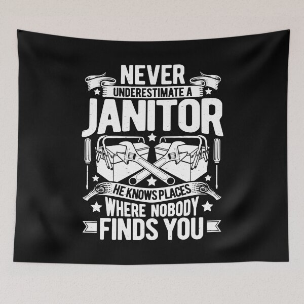 Item preview, Janitor Caretaker Gift Idea Present designed and sold by Krautshirts.