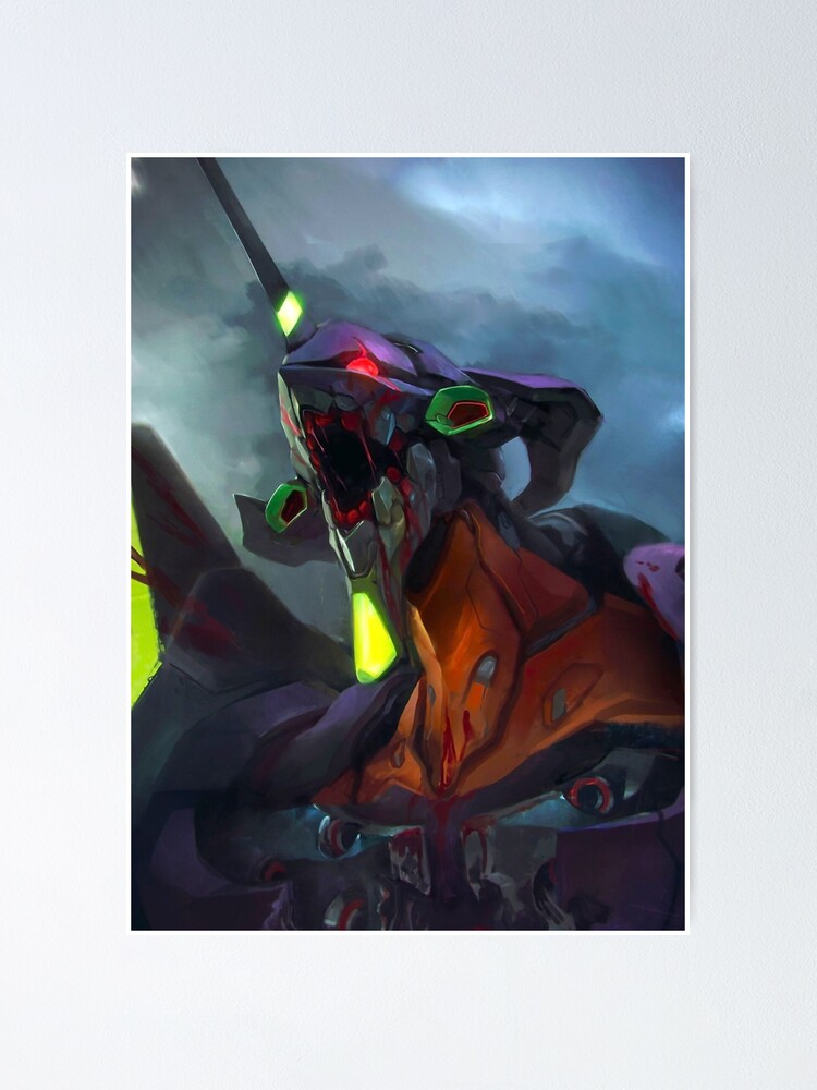 "Evangelion Eva01 Berserk" Poster by terpres | Redbubble