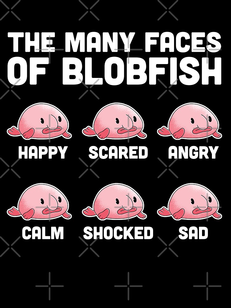 Be a blobfish ugly fish marine animal Postcard by madgrfx