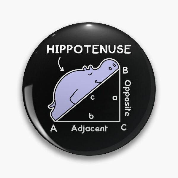 Item preview, Hypotenuse Math Pun, Hippotenuse designed and sold by TashaVector.