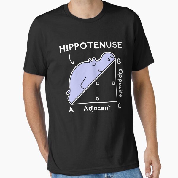 Item preview, Hypotenuse Math Pun, Hippotenuse designed and sold by TashaVector.