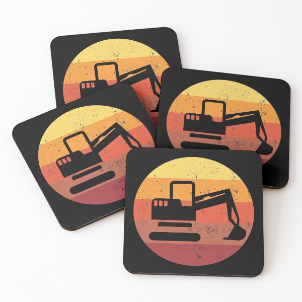 Item preview, Retro vintage excavator construction site humor designed and sold by joozybart.