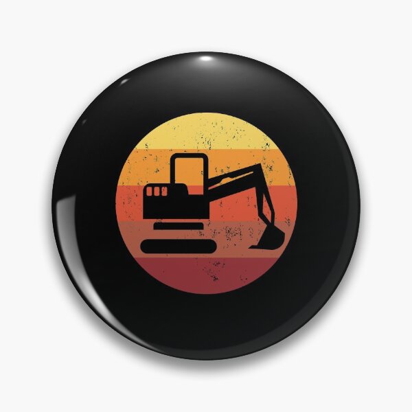 Item preview, Retro vintage excavator construction site humor designed and sold by joozybart.