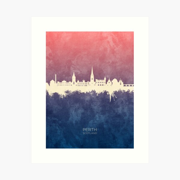 Item preview, Perth Scotland Skyline designed and sold by ArtPrints.