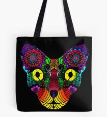 Psychedelic Cat Tote Bag