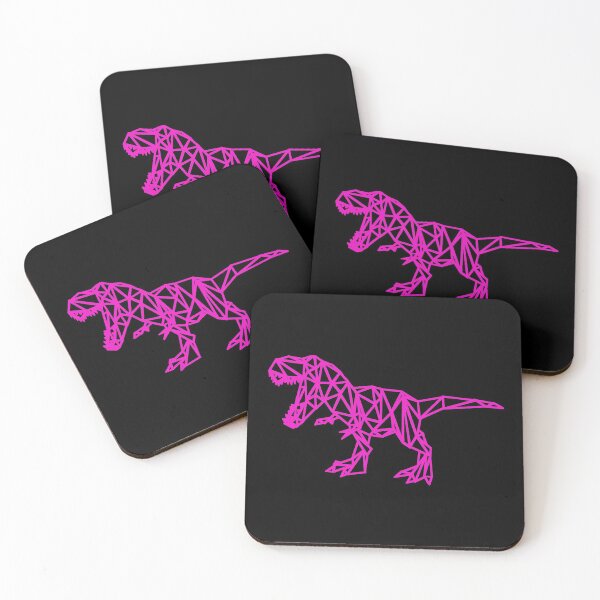Item preview, T Rex - Pink line on black designed and sold by NaomiWallace321.