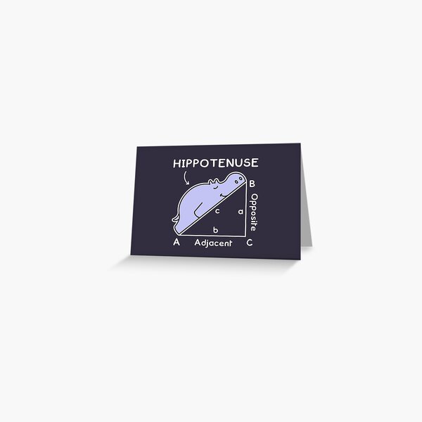 Item preview, Math Pun. Hypotenuse. Hippotenuse joke designed and sold by TashaVector.