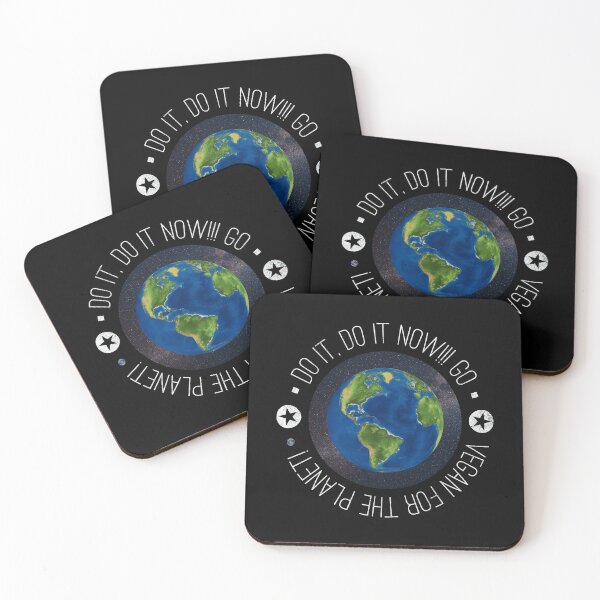 Item preview, Vegan For The Planet - Dark Version designed and sold by InspiredByGigi.