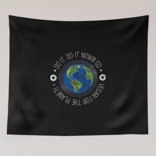 Item preview, Vegan For The Planet - Dark Version designed and sold by InspiredByGigi.