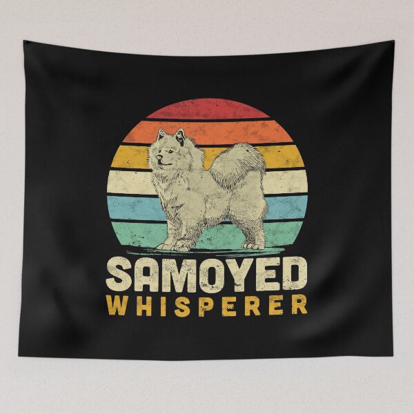 Item preview, Samoyed whisperer sled dog Samoyed saying designed and sold by madgrfx.