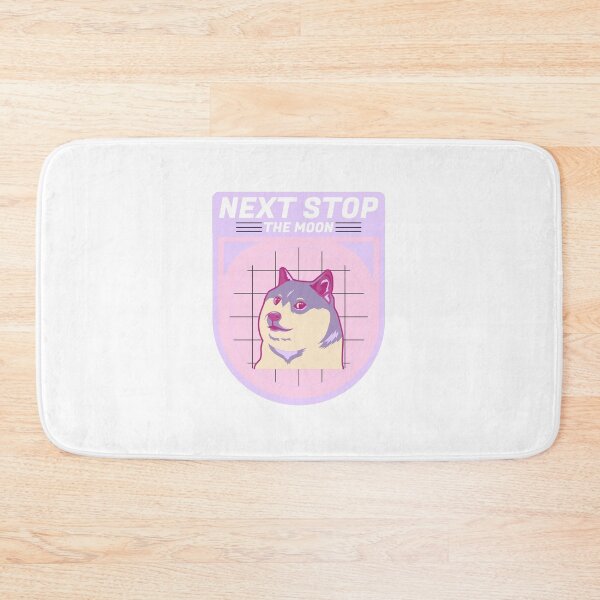 Item preview, Doge Next Stop The Moon Pastel Badge designed and sold by Studio-Jevans.