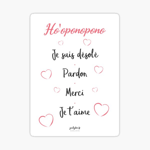 Ho'oponopono Sticker