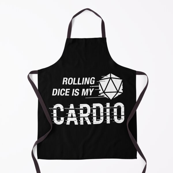 Item preview, Rolling Dice is My Cardio Funny Tabletop RPG designed and sold by pixeptional.