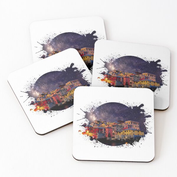 Item preview, Boccadasse at night designed and sold by giuliobardelli.