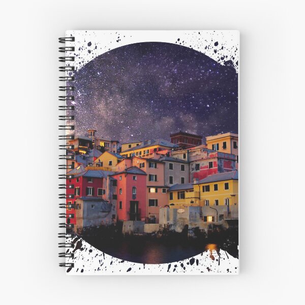 Item preview, Boccadasse at night designed and sold by giuliobardelli.
