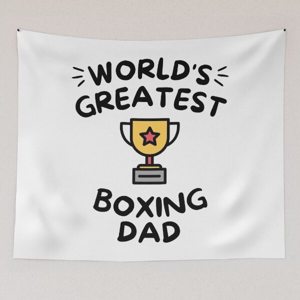 Item preview, World's greatest boxing dad designed and sold by TheGreenGoat.