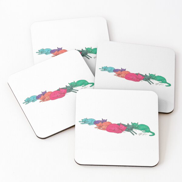 Item preview, colorful cats designed and sold by SethBondPerry.